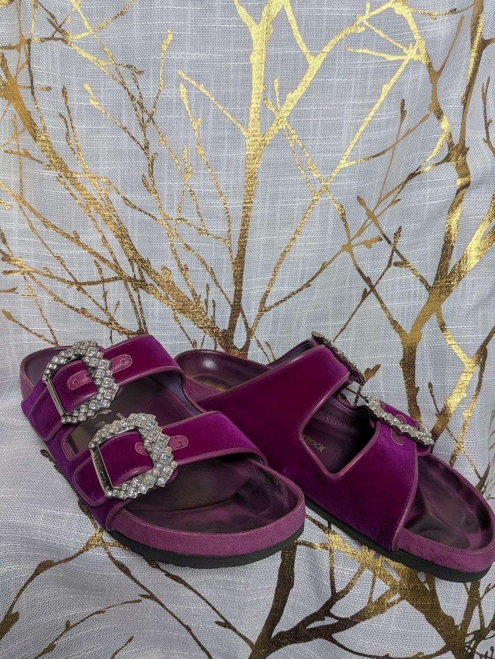 Manolo Blahnik Birkenstocks - Fuscia